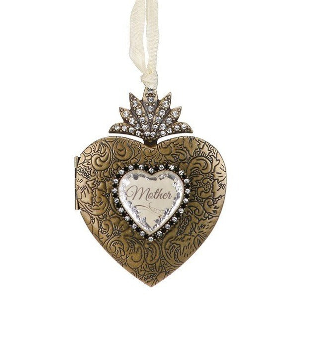 Mother Heart Locket Ornament