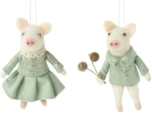 Assorted Pig Ornament, INDIVIDUALLY SOLD