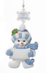Baby's First Snowboy Ornament