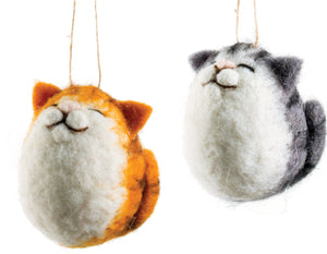 Assorted Cat Ornament, INDIVIDUALLY SOLD