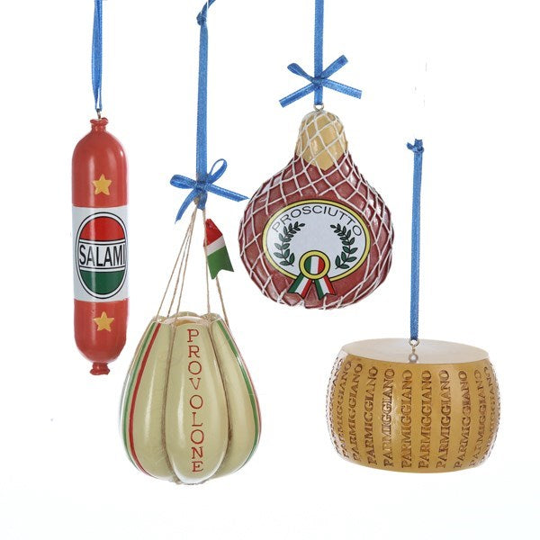 Assorted Italian Food Ornaments, INDIVIDUALLY SOLD