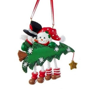 Snowman Family Of 2 Ornament