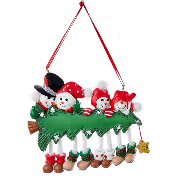 Snowman Family Of 4 Ornament