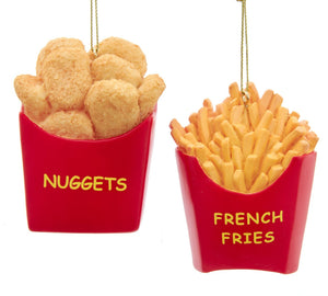 Assorted Fries And Nuggets Ornament, INDIVIDUALLY SOLD