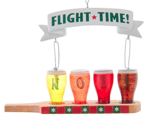 Flight Time Beer Ornament