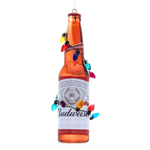 Budweiser Bottle With Lights Ornament