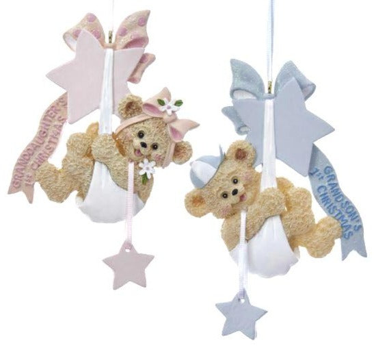 Assorted Grandson And Granddaughter Ornament, INDIVIDUALLY SOLD