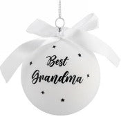 White Best Grandma Ball