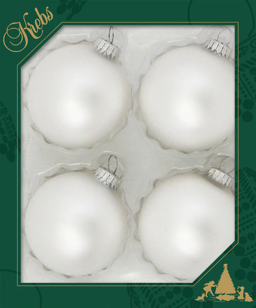 Glass Ball Boxed, Set Of 4 - Pearlshine