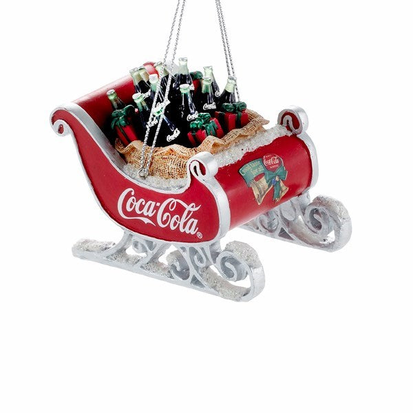 Coca Cola Sleigh Ornament