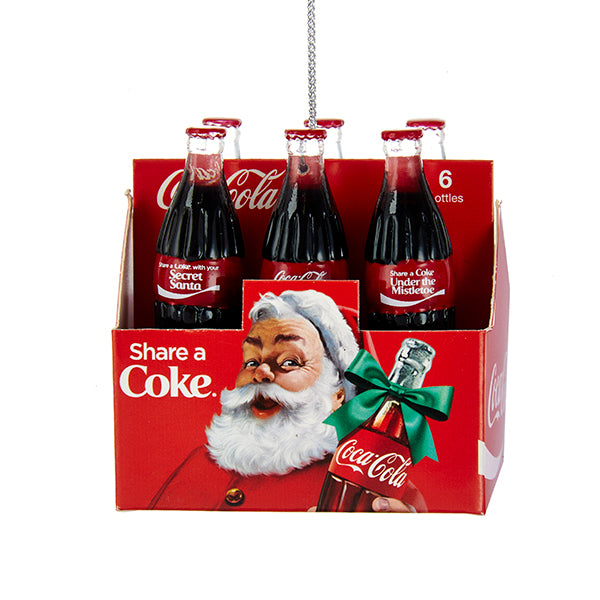 Coca Cola 6 Pack Bottle Ornament