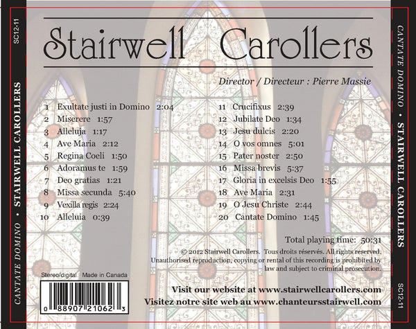 STAIRWELL CAROLLERS: CANTANTE DOMINO