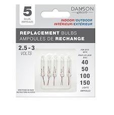 CLEAR Replacement Bulbs, Set Of 5