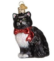 Tuxedo Kitty Ornament