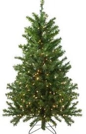 5' Catalina Spruce Tree PRELIT CLEAR