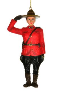 Canadian Mountie Ornament: Woman