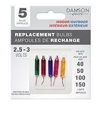 MULTICOLOR Replacement Bulbs, Set Of 5