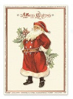 Santa Christmas Cards Box Of 12