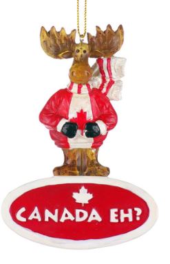 Canada Eh?  Moose Ornament