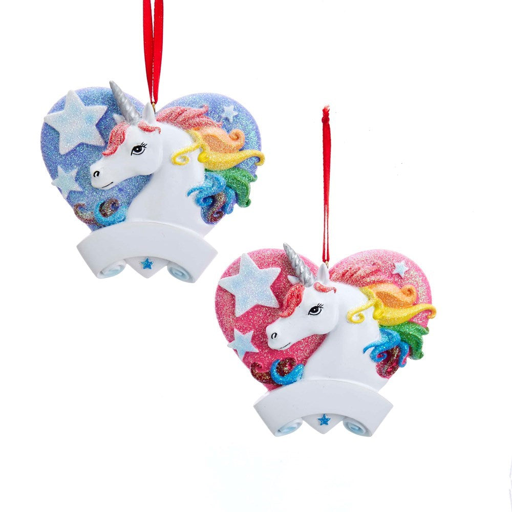 Assorted Unicorn Ornament, INDIVIDUALLY SOLD
