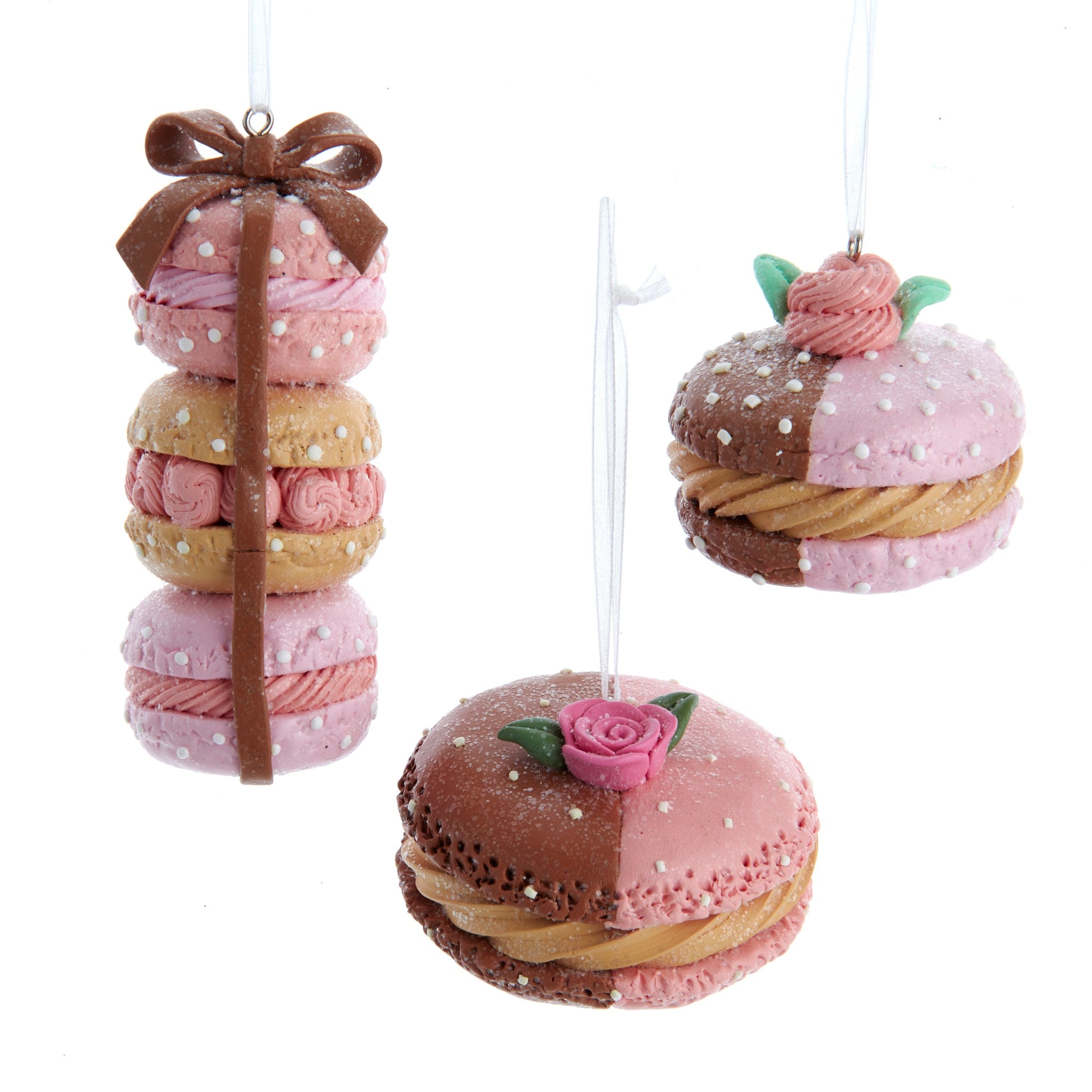 Assorted Macaron Ornament, INDIVIDUALLY SOLD