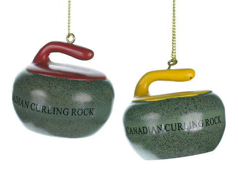 Assorted Curling Stones Ornament, INDIVIDUALLY SOLD