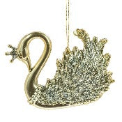 Gold Jeweled Swan
