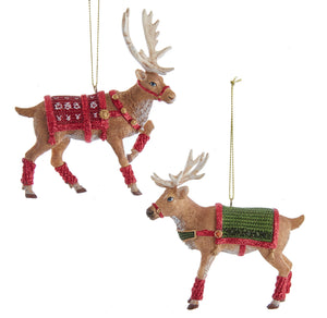 Assorted Reindeer Ornament, INDIVIDUALLY SOLD