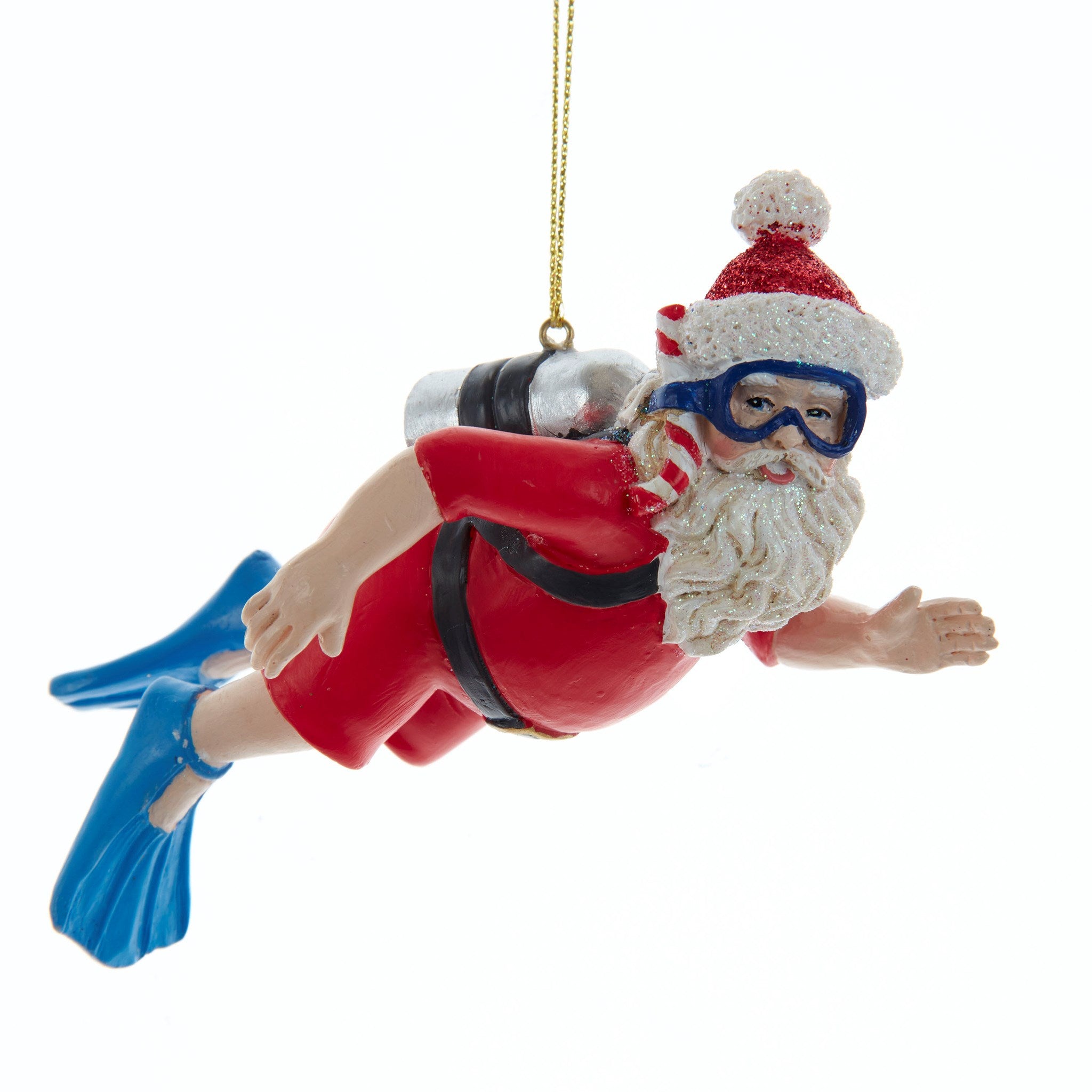 Santa Scuba Diving Ornament