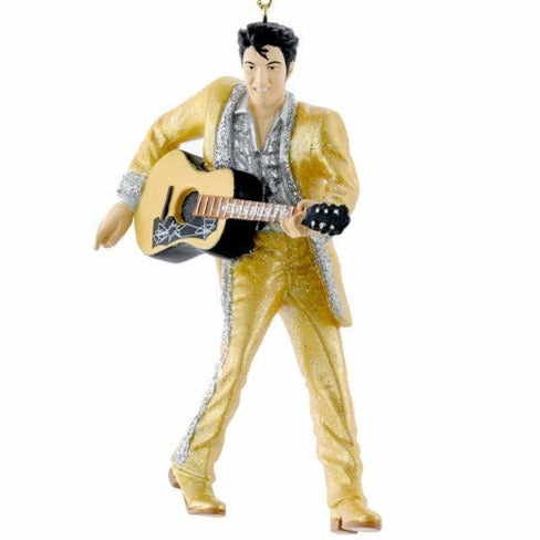Elvis With Guitar Ornament