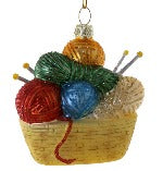 Knitting Basket Ornament