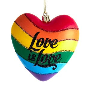 3Dimensional Love Is Love Ornament