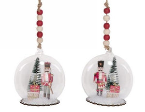Assorted Nutcracker Ball Ornament, INDIVIDUALLY SOLD
