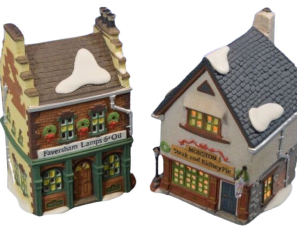 Dickens Village Previously Owned Collections: Town Square Shops - GIFT SET