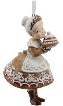 Mrs. Claus Gingerbread Ornament