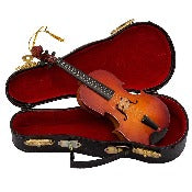 Violin With Case Ornament