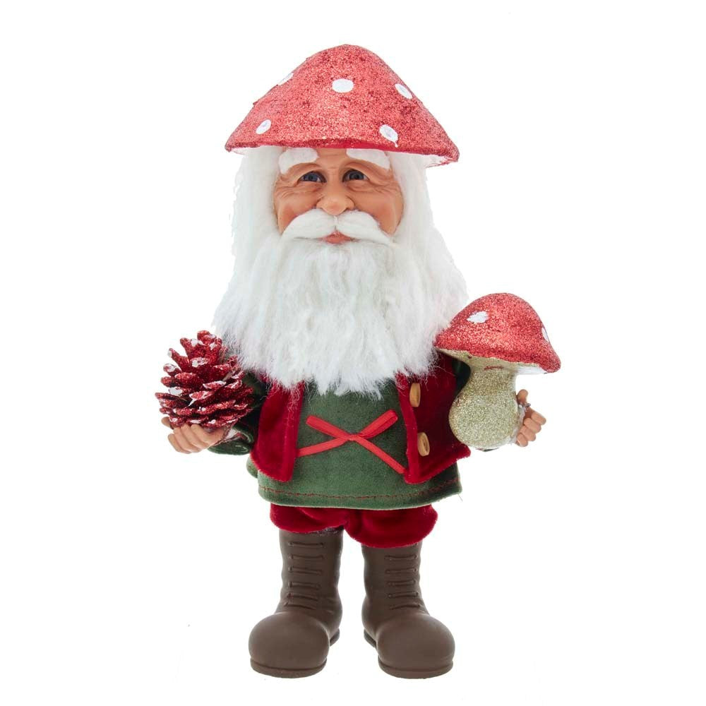 Mushroom Gnome Figure