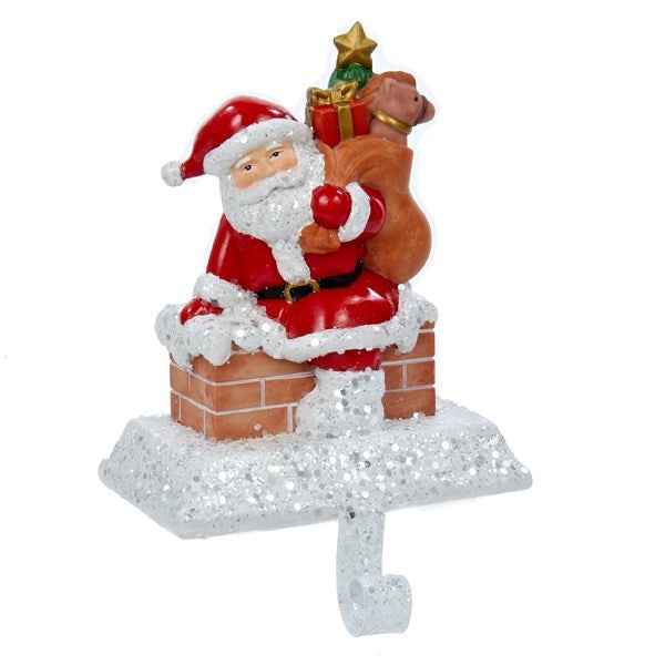 Santa With Sack Stocking Holder