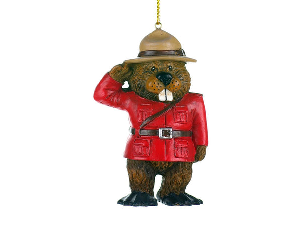 Canadian Beaver  RCMP Mountie Ornament