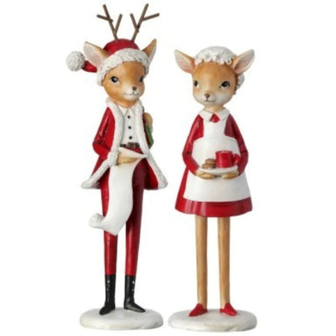Assorted Reindeer Figurine, INDIVIDUALLY SOLD