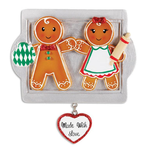 Gingerbread Family Of 2 Ornament