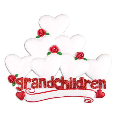 Grandchildren Ornament - Seven Hearts