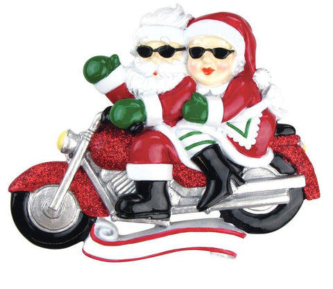 Motorcycle Couple Ornament