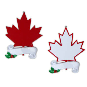 Assorted Maple Leaf Ornament, INDIVIDUALLY SOLD