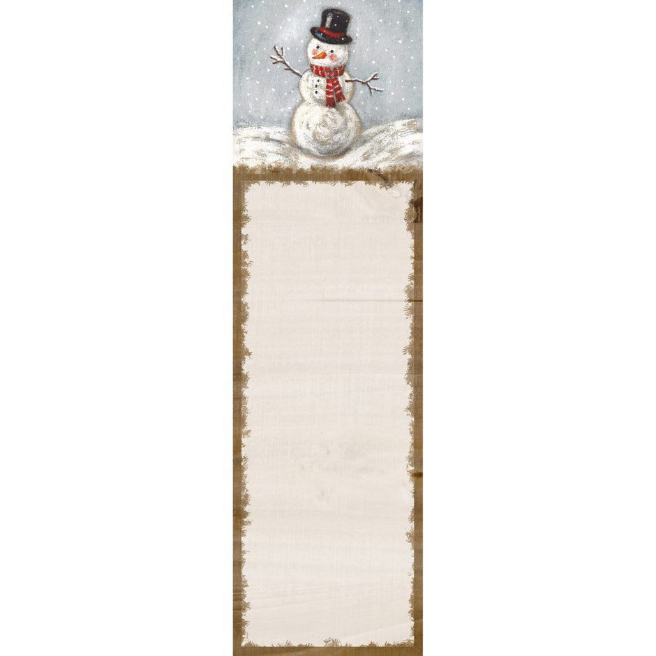 Snowman - List Note Pad