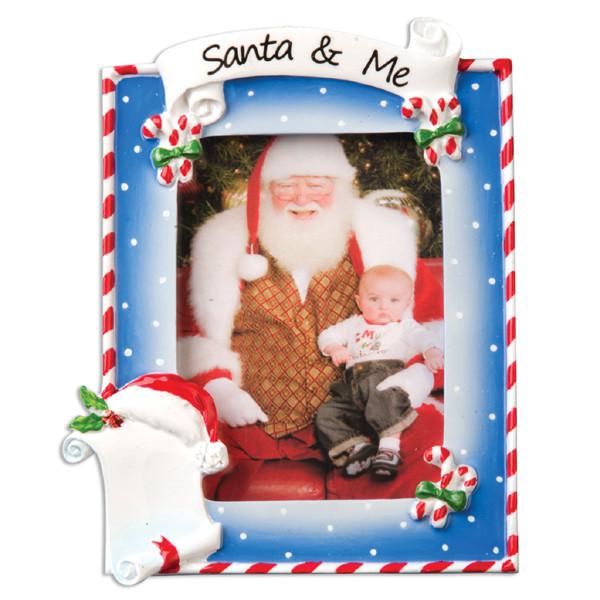 Santa And Me Picture Frame
