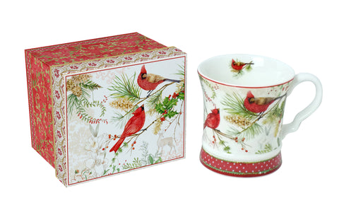 Cardinal Teacup In Gift Box