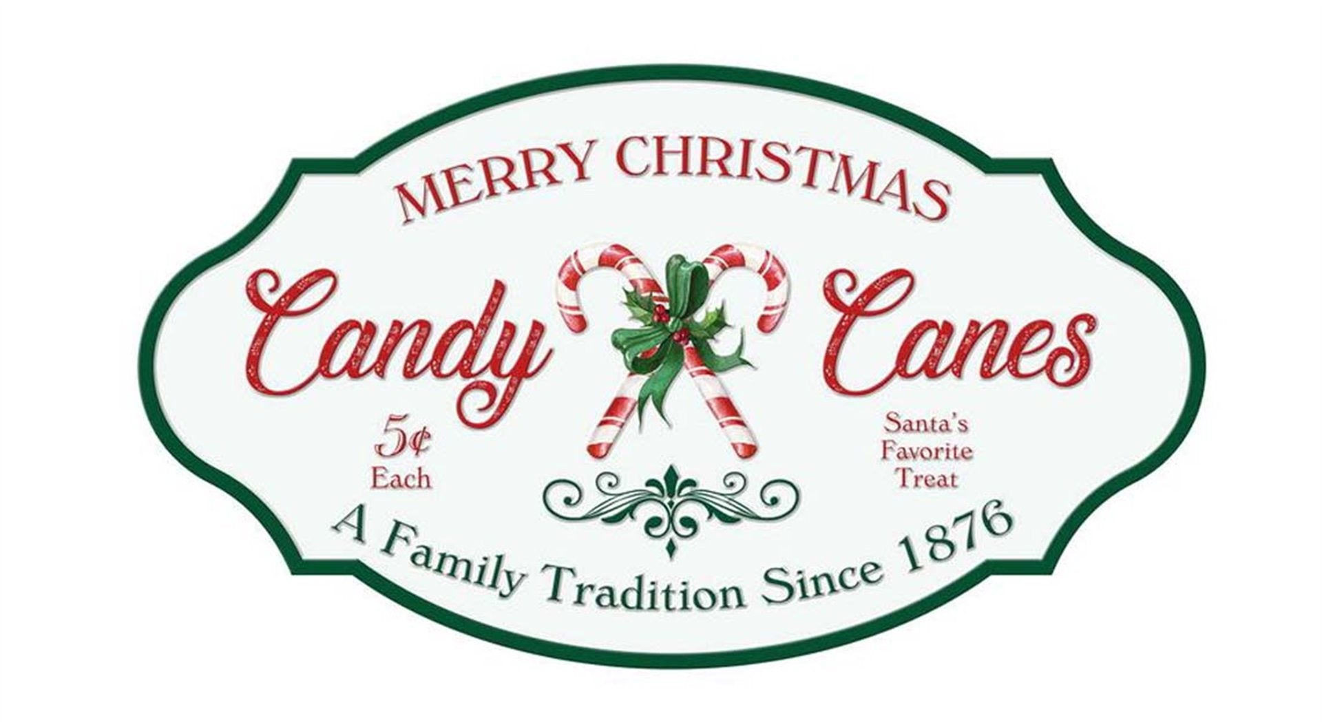 Candy Canes Sign