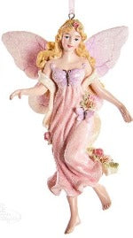 Fairy With Butterfly On Chest Ornament