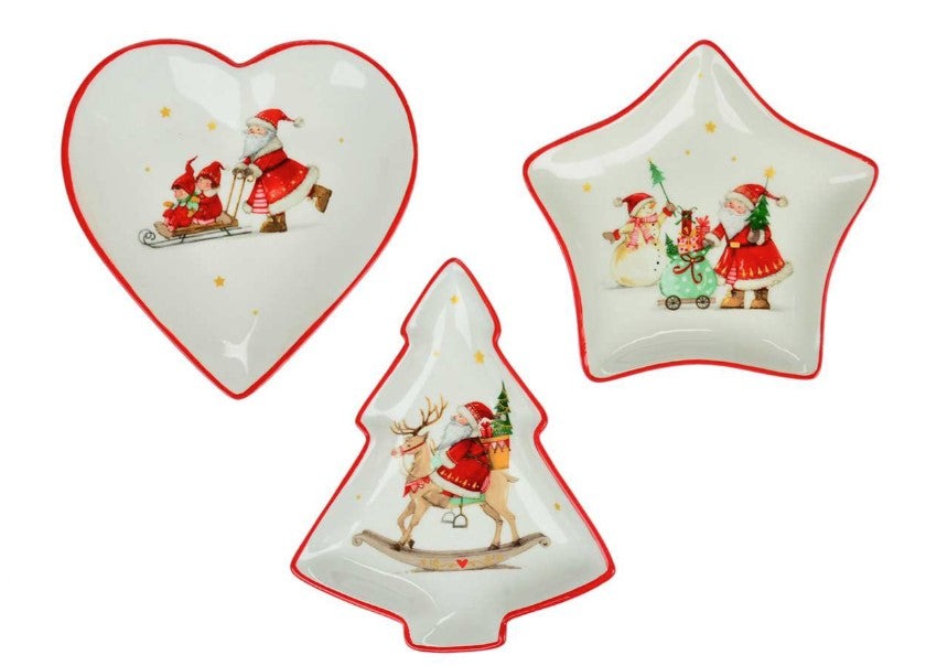 Assorted Christmas Plate, INDIVIDUALLY SOLD